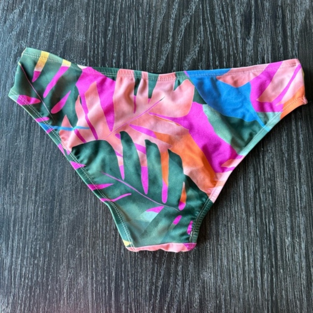 PALISADES BEACH CLUB bikini bottom floral Hawaii print size medium fully lined